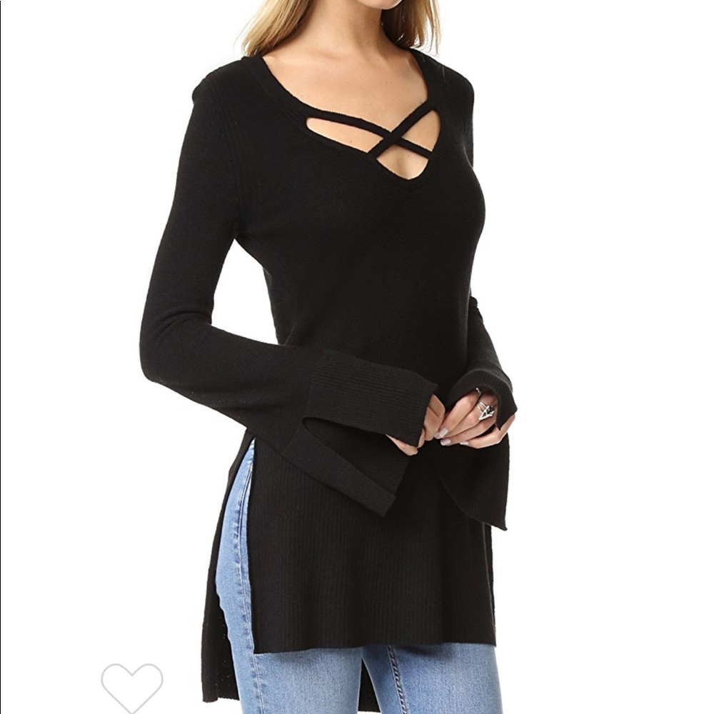 Free People Crisscross Sweater